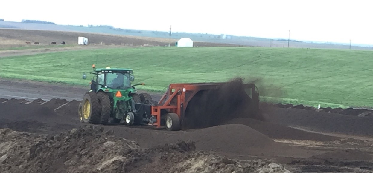 Composting is an effective method of weed seed control in manure.
