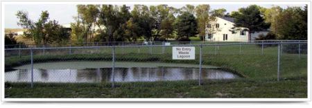 residential wastewater lagoon