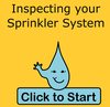 Inspecting your Sprinkler System cartoon water drop graphic