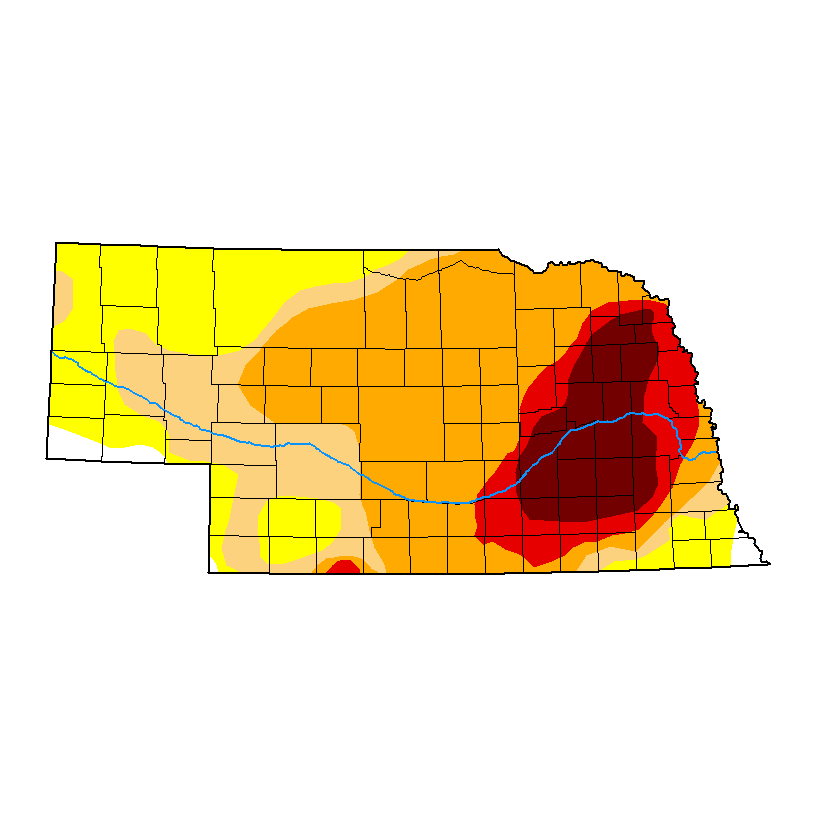 example drought monitor map