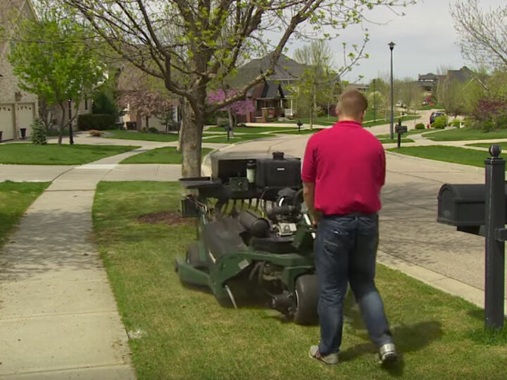 Lawn Aeration, Backyard Farmer, UNL