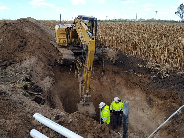 excavation tank