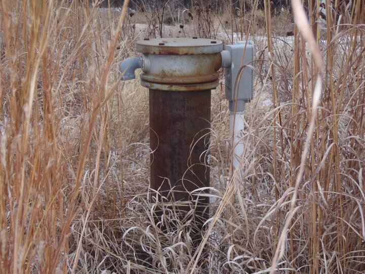 Wellhead in fall/winter