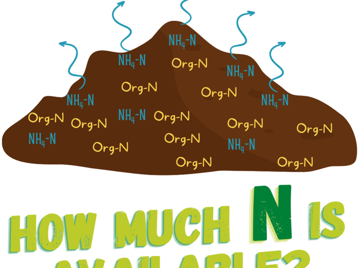 pile of manure with N sources