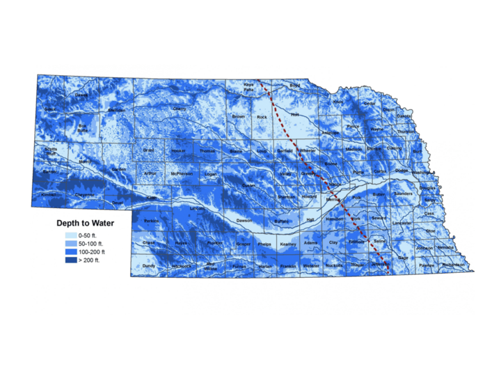 Groundwater map.