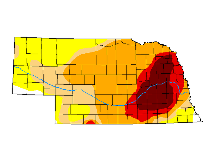 example drought monitor map