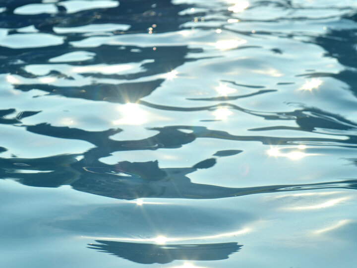 Close-up of ripples in water