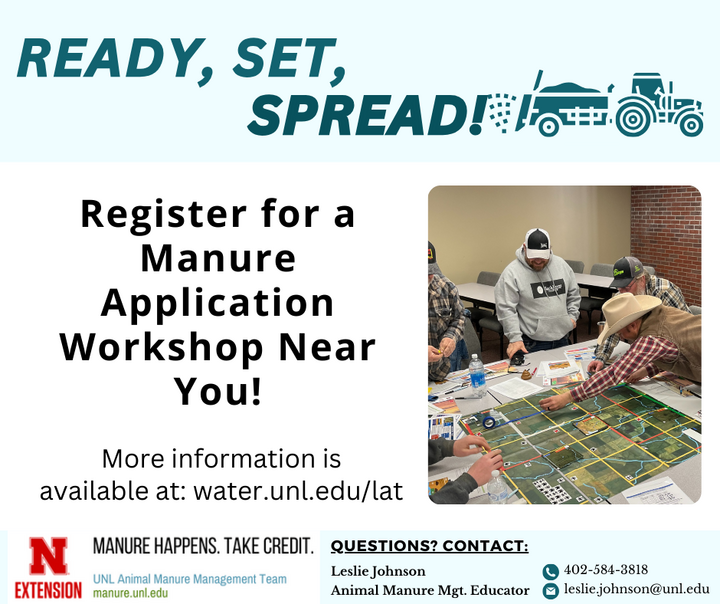 Register for a Manure Application Workshop Near You