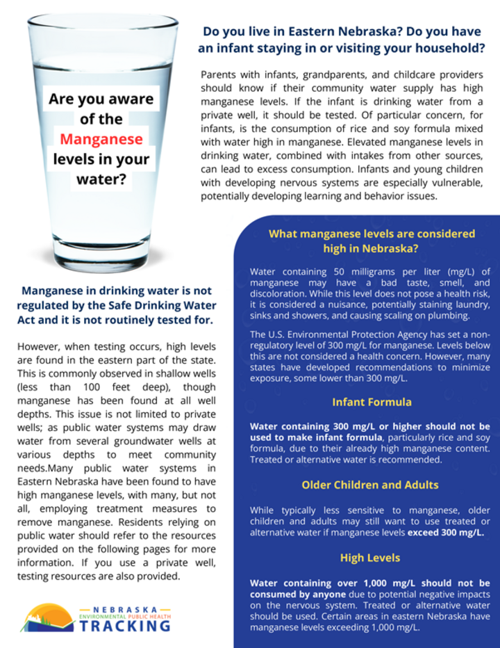 Manganese and Health Flyer