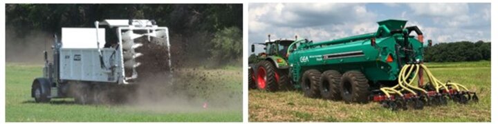 Figure 1: Precision manure application is an important trend in managing animal manures.