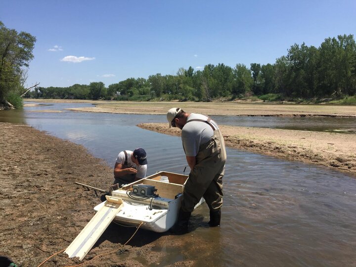 NDEQ monitoring a stream