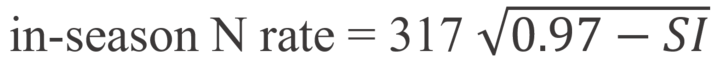 in season n rate equation