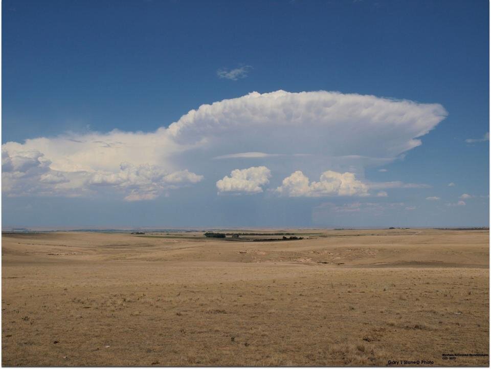 A thunderstorm replenishes the Nebraska Panhandle with water.