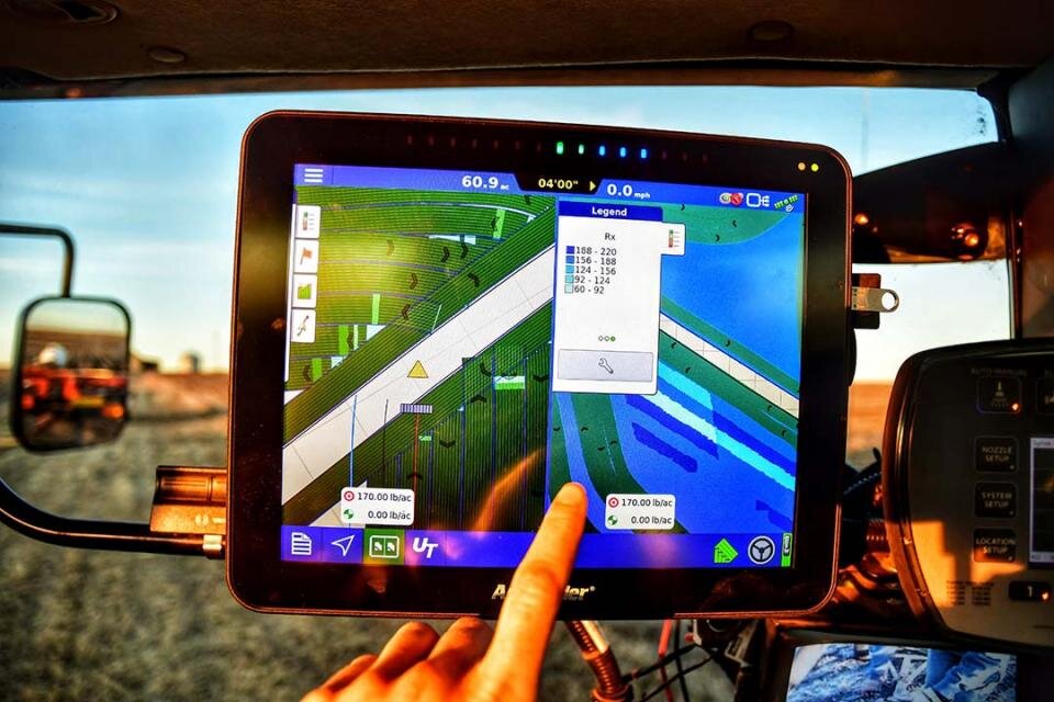 view of monitor for precision technologies