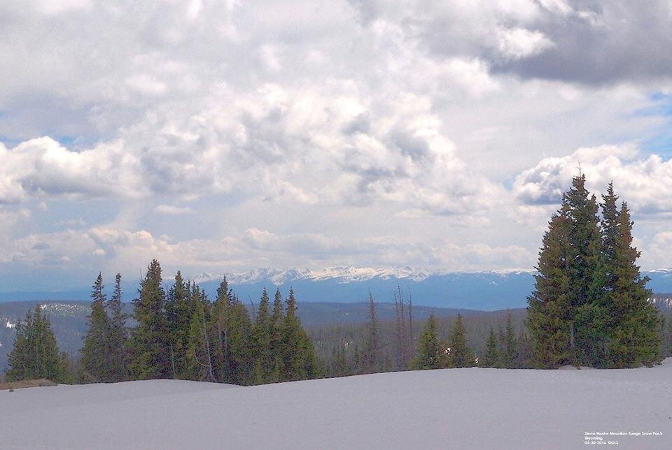 The Sierra Madre Mountain Range Snowpack in 2016. (Photo by Gary Stone)