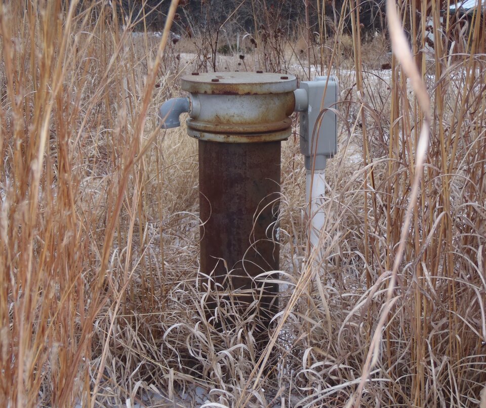 Wellhead in fall/winter