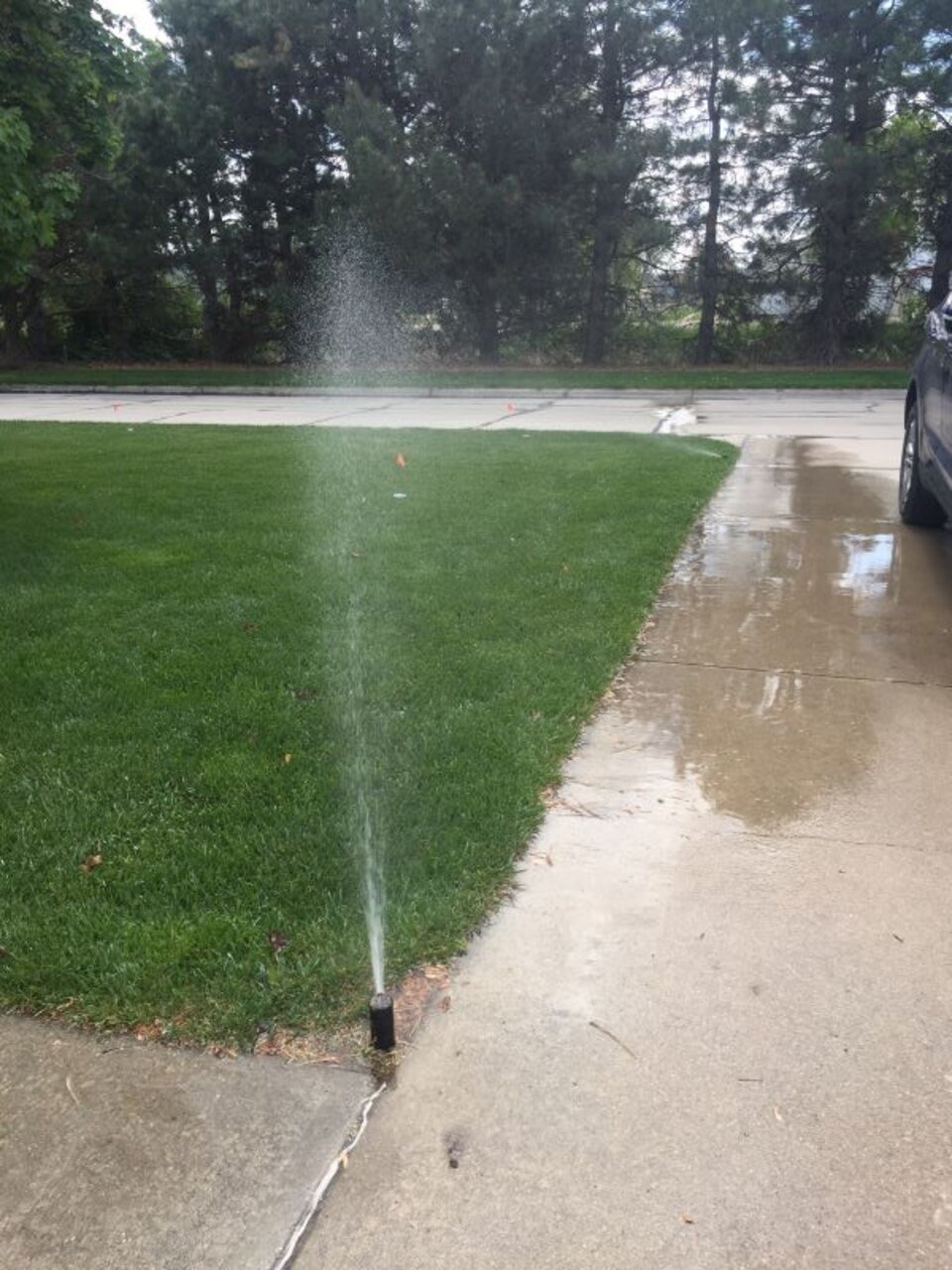 Lawn irrigation