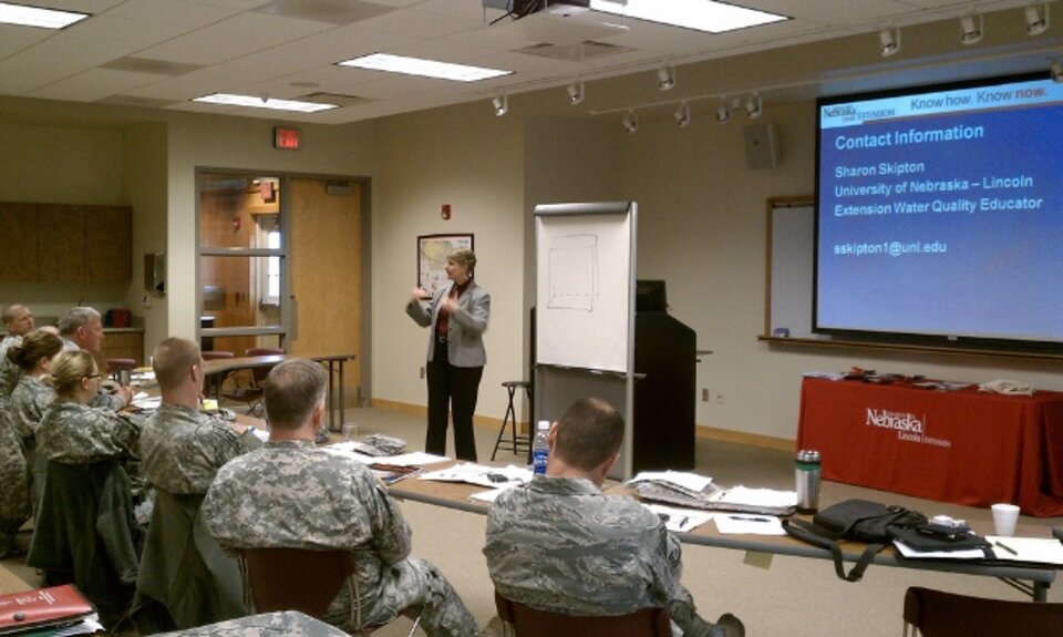 UNL Extension drinking water presentation in Afghanistan